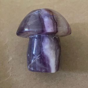 Fluorite mushroom